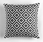Aztec Block Ptn BW1 Plw